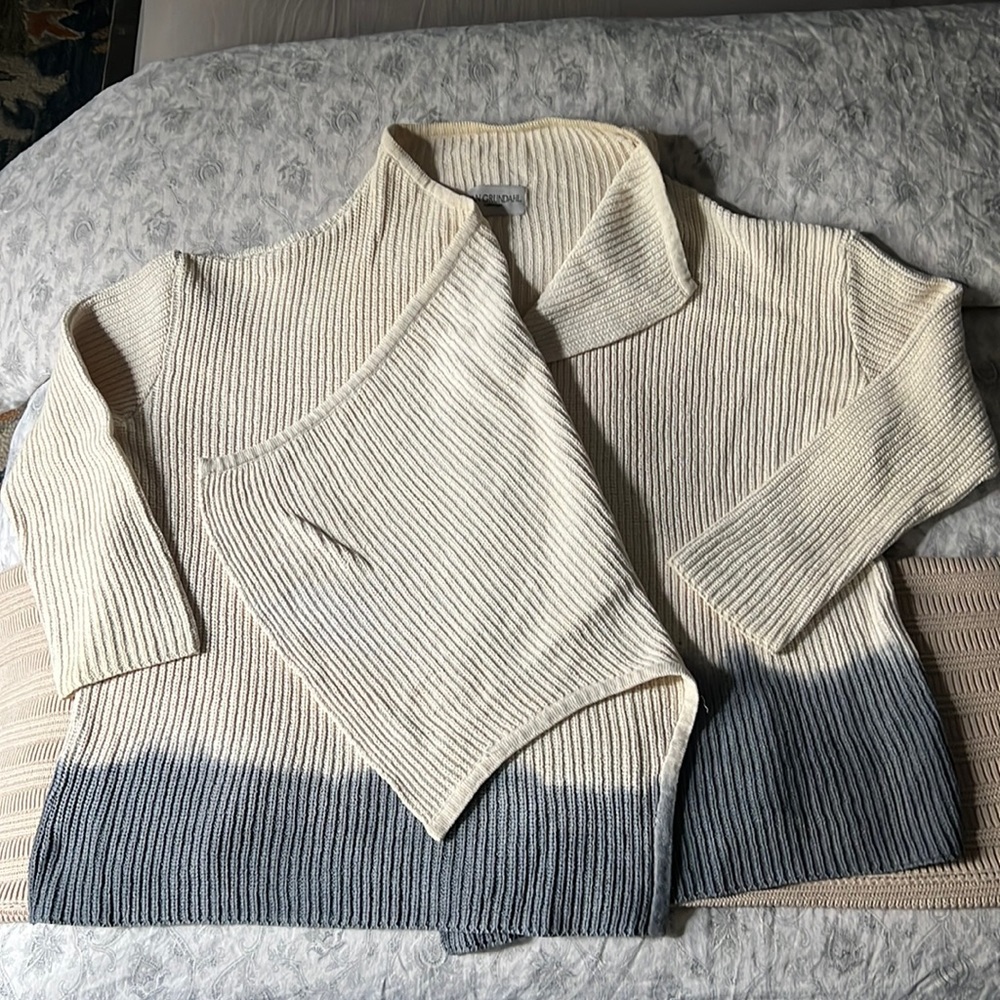 Ivan Grundahl dip dye drape Cardigan